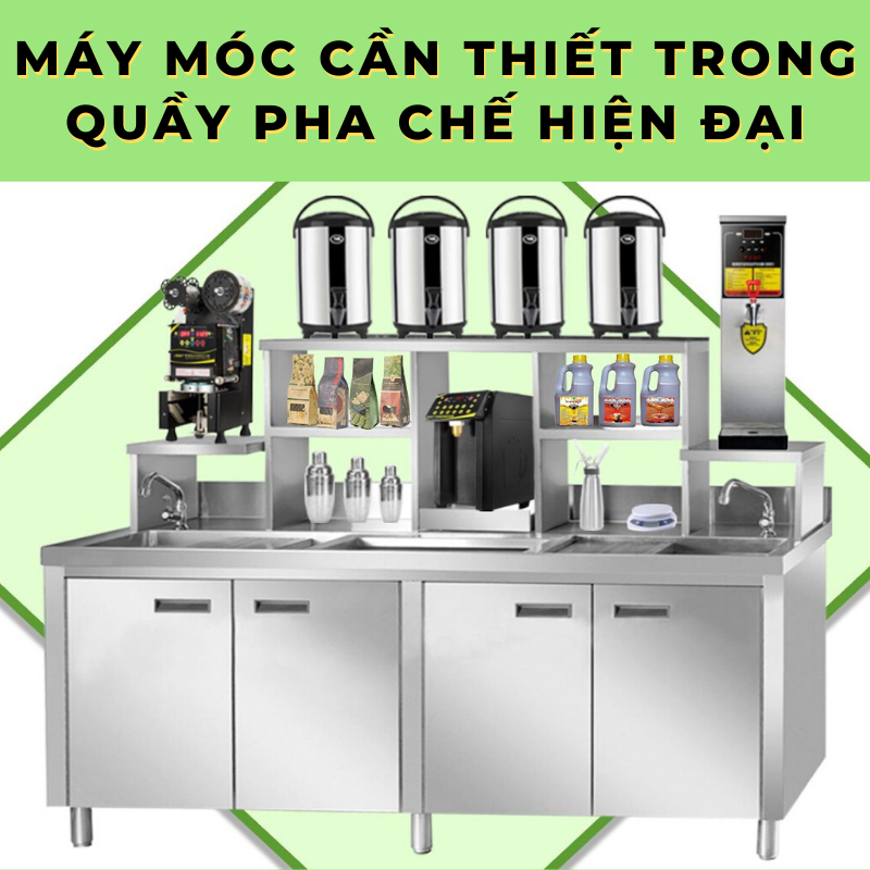 10 LOẠI MÁY MÓC NHẤT ĐỊNH PHẢI CÓ TRONG QUẦY PHA CHẾ HIỆN ĐẠI 10 LOẠI MÁY MÓC NHẤT ĐỊNH PHẢI CÓ TRONG QUẦY PHA CHẾ HIỆN ĐẠI